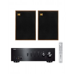Yamaha A-S501 + Wharfedale Denton Πλήρες Set Home Cinema 120W